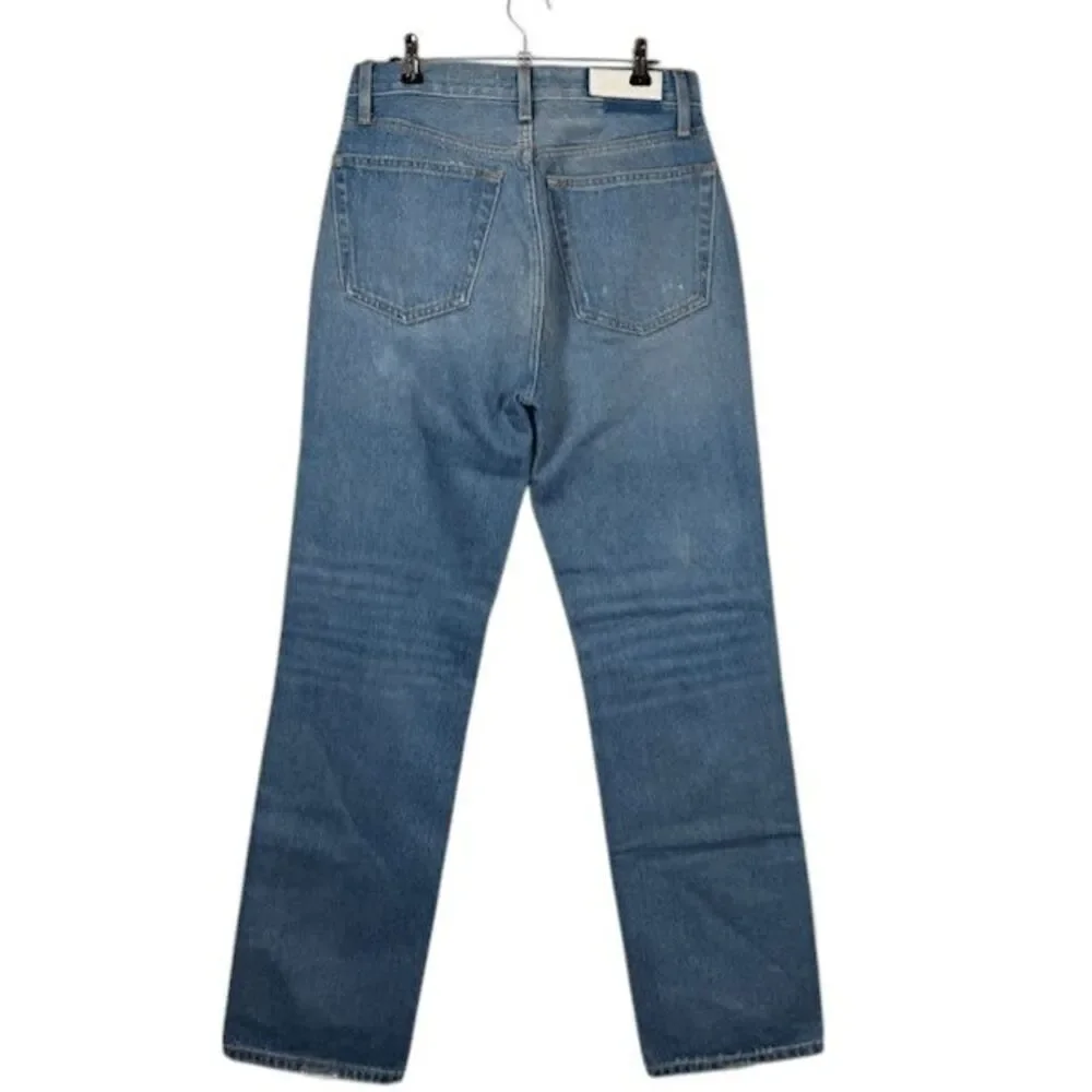 RE/DONE 90s High Rise Loose Fit‎ Jeans Iconic Button Fly High Straight Size 27